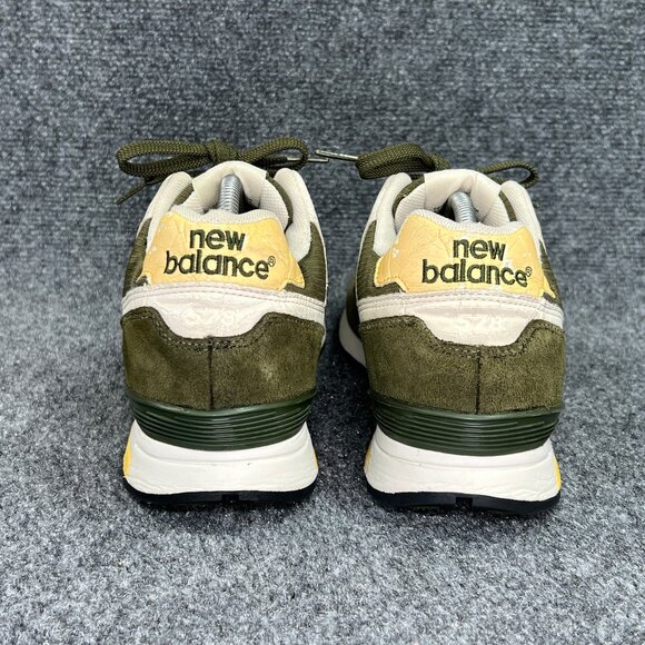 New Balance 578 Retro Athletic Shoes Men's Size 10.5 Green Suede Vintage Sneaker - Picture 8 of 16